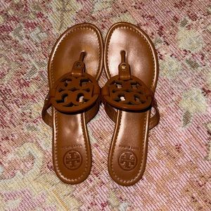 Tory Burch, Brown Miller Sandals, Size 9